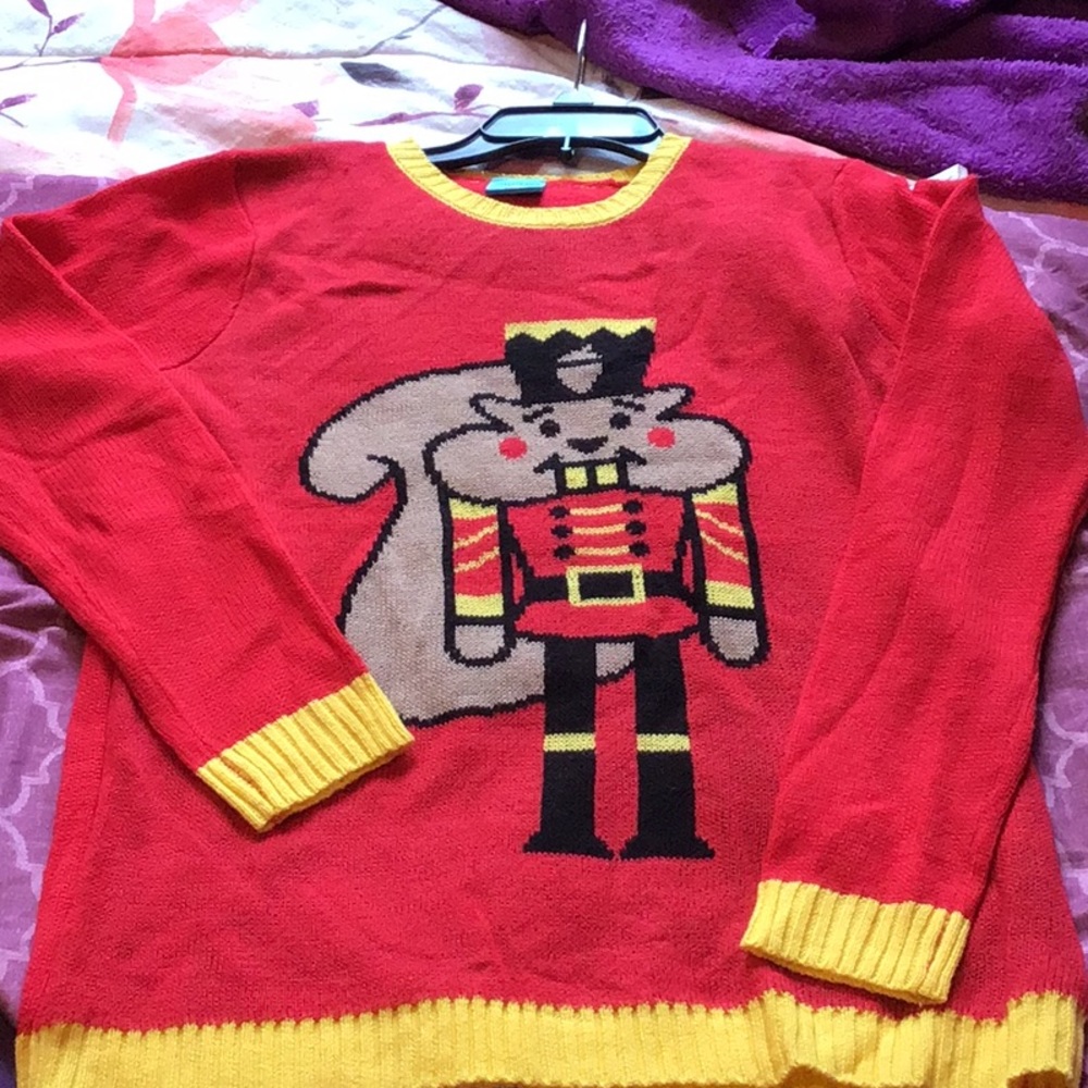 Cute Squirrel nutcracker sweater
